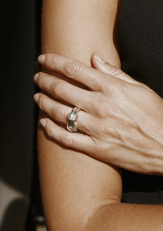 Double Ring - Silver