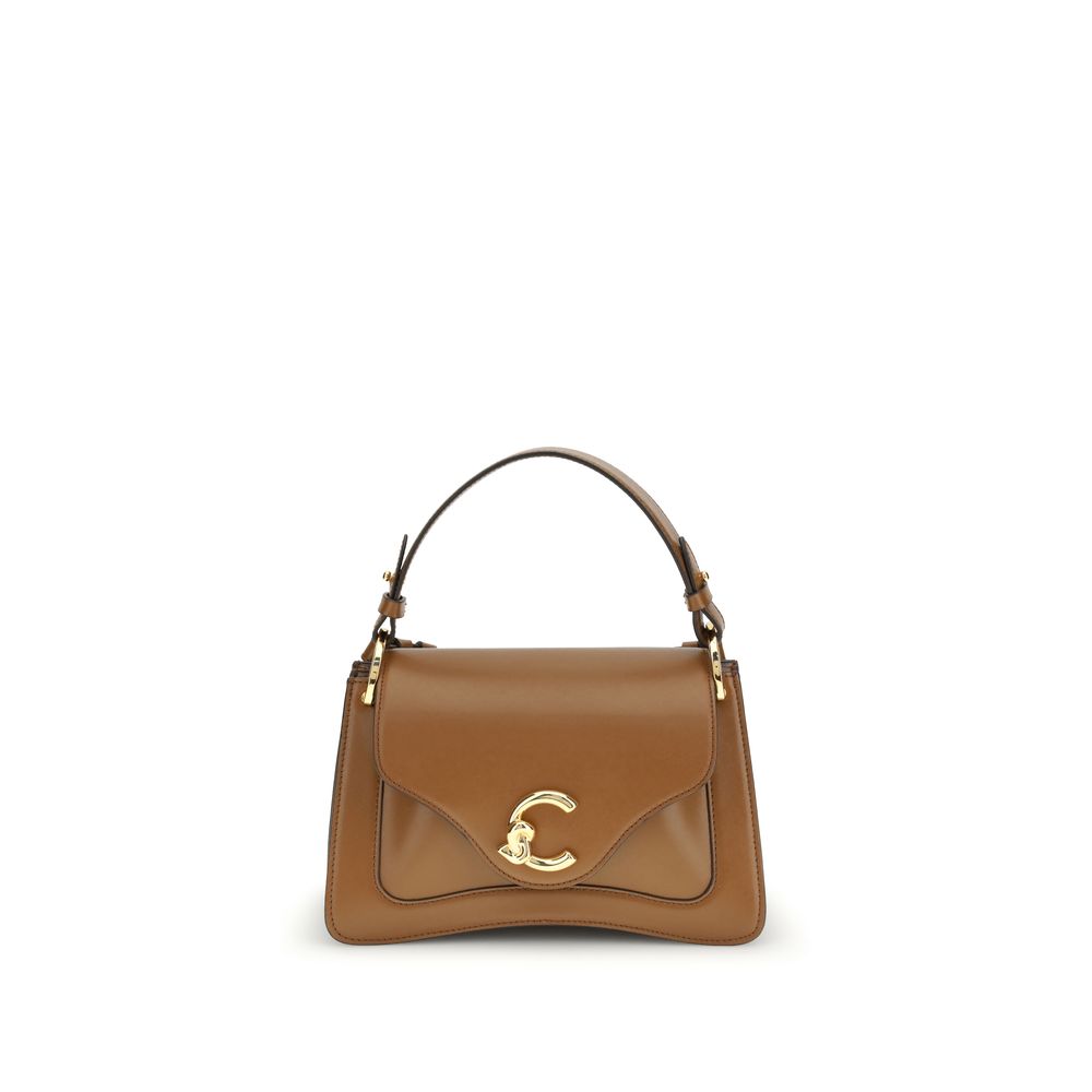 Coccinelle Brown Calf Leather Bos Taurus Handbag