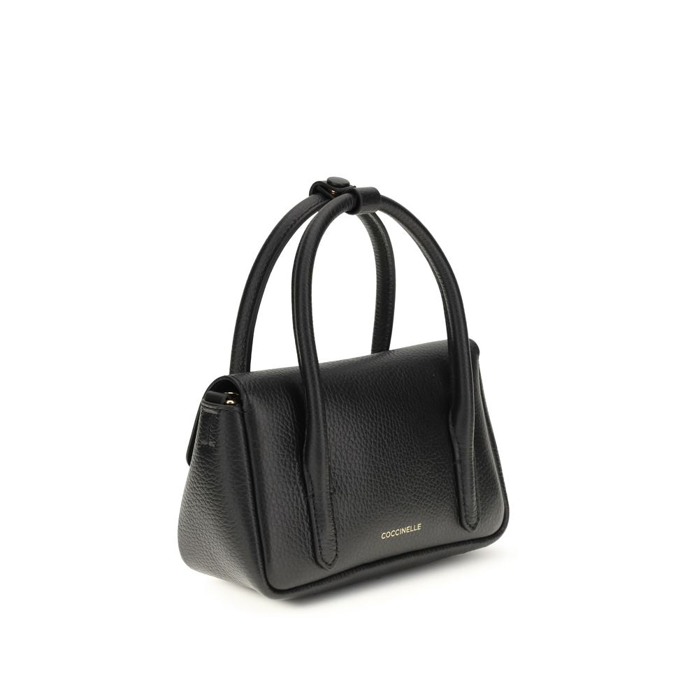 Coccinelle Black Calf Leather Bos Taurus Handbag