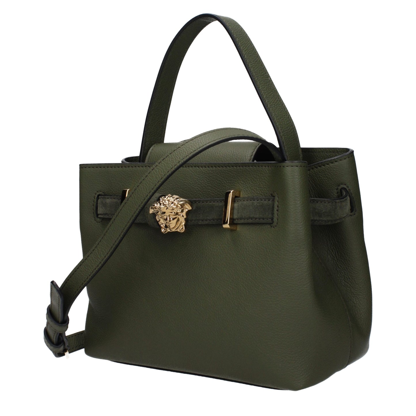 Versace groene leren handtas