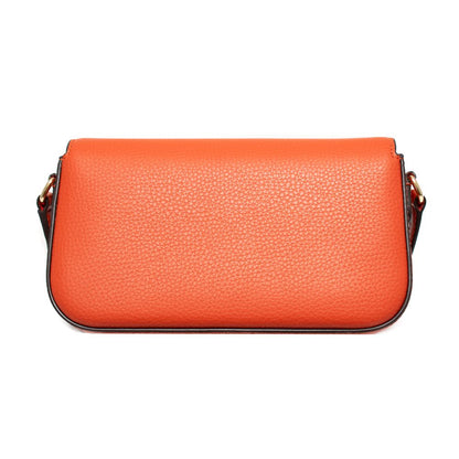 Michael Kors Orange Leather Crossbody Bag