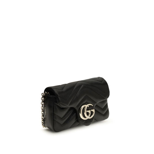 Gucci Black Lamb Leather Shoulder Bag