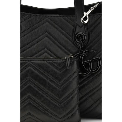 Gucci zwarte Napa-leer / kalfsleer Bos Taurus handtas