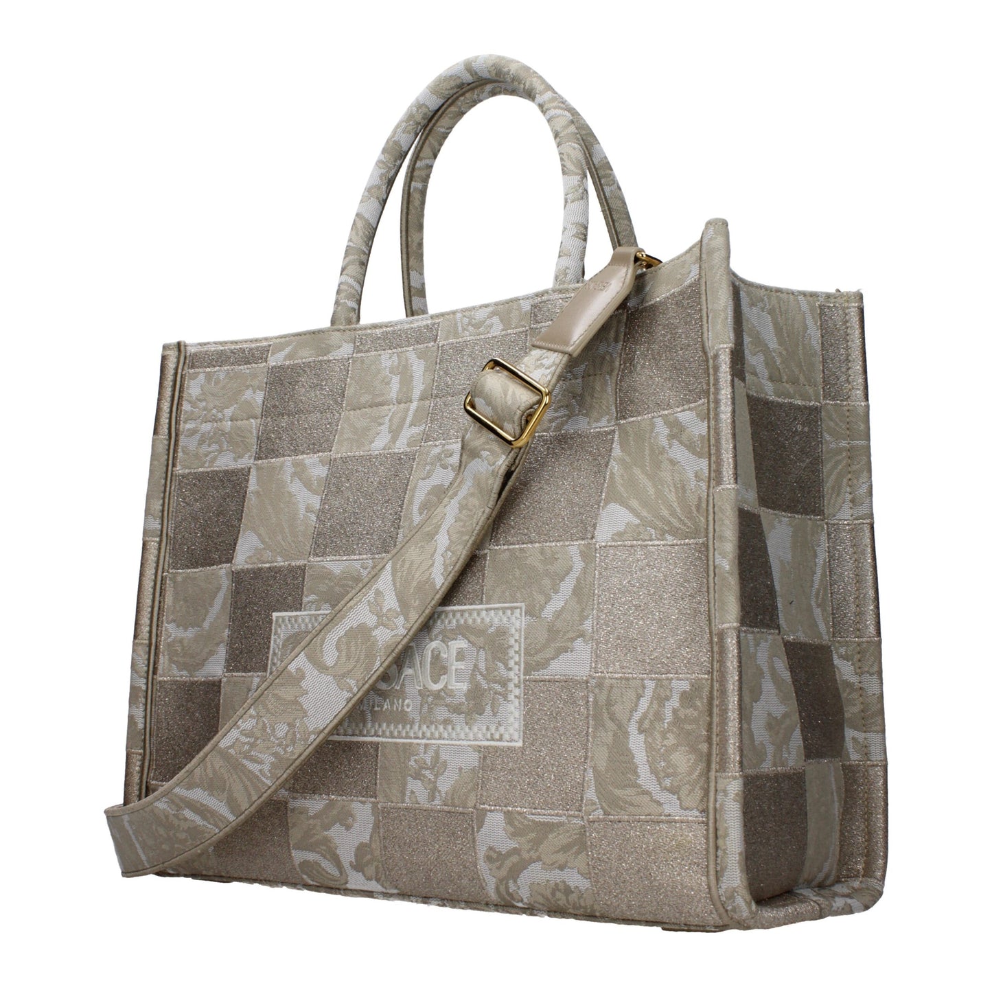 Versace beige tygväska