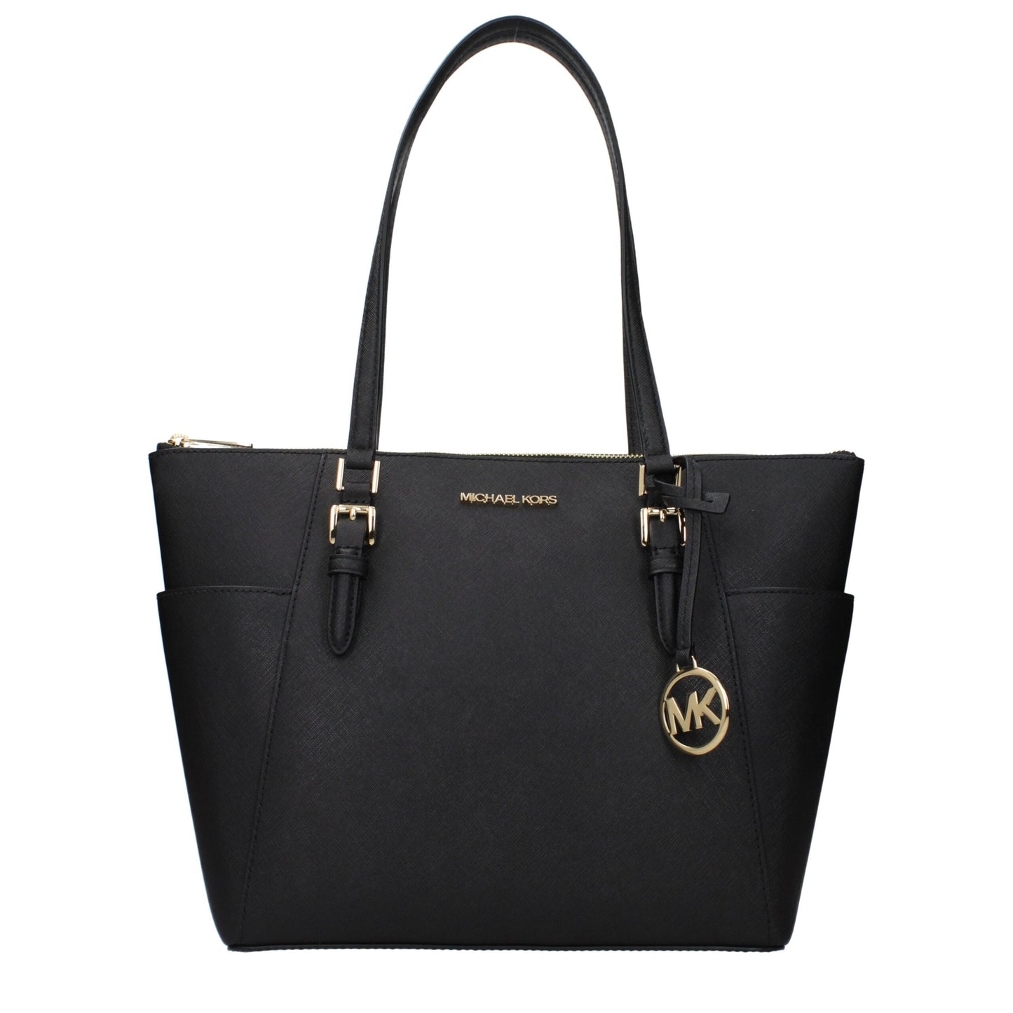 Michael Kors Black Leather Shoulder Bag