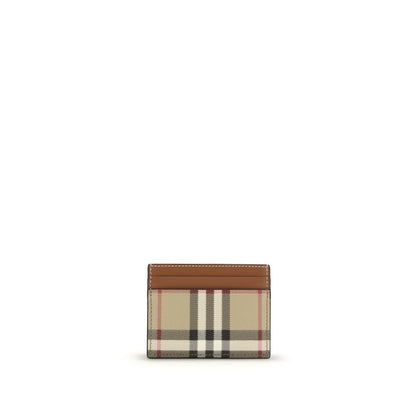 Burberry Beige Calf Leather Bos Taurus Wallet