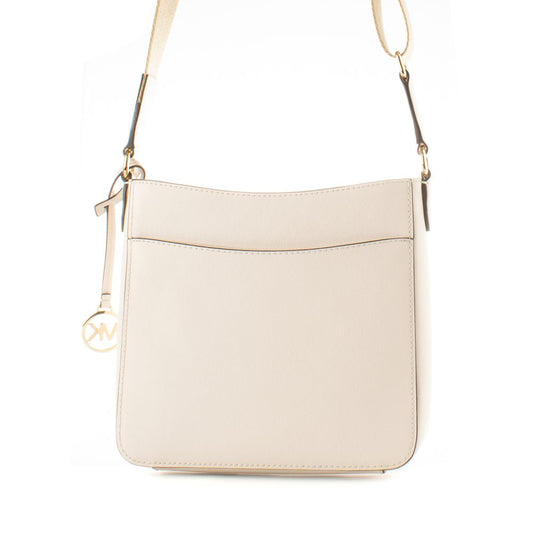 Michael Kors Beige Canvas Axelremsväska