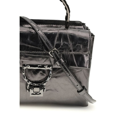 Coccinelle Black Calf Leather Bos Taurus Handbag