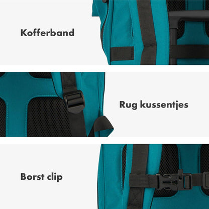 Rullattava vettähylkivä reppu Rolltop Paqer - 20-30L, 3 väriä