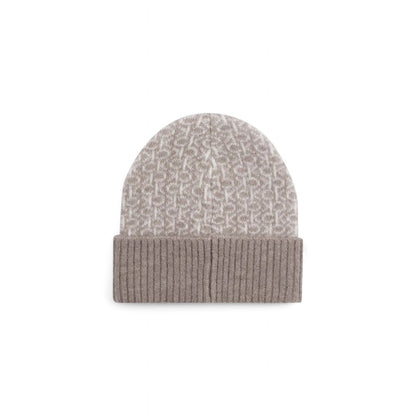 Calvin Klein pipo - Beige Alpaca Leather Caps Baseball Hat