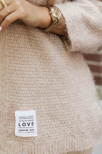 20892-8-631-1 Stylish cardigan made of soft sweater knit - beige-8