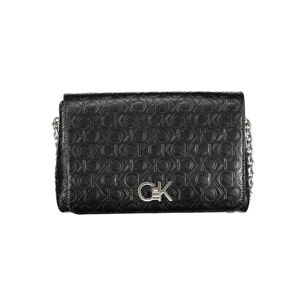 Calvin Klein käsilaukku - Black Polyester Handbag