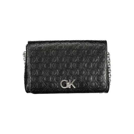 Calvin Klein käsilaukku - Black Polyester Handbag