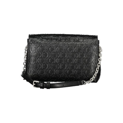 Calvin Klein käsilaukku - Black Polyester Handbag