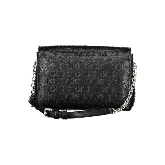Calvin Klein käsilaukku - Black Polyester Handbag