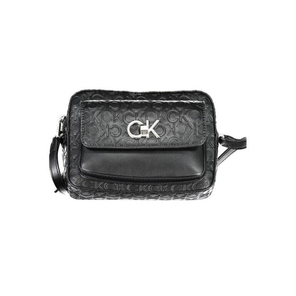 Calvin Klein käsilaukku - Black Polyester Handbag