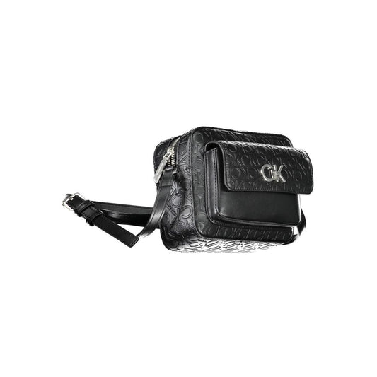 Calvin Klein käsilaukku - Black Polyester Handbag