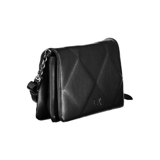 Calvin Klein käsilaukku - Black Polyester Handbag