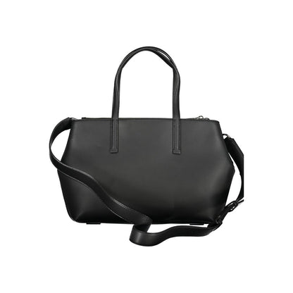 Calvin Klein käsilaukku - Black Polyester Handbag