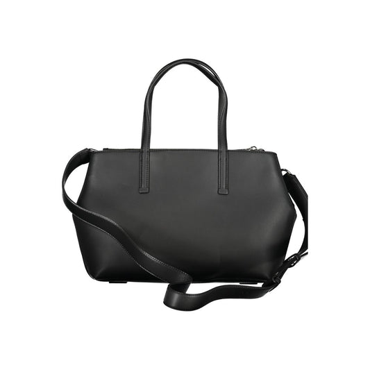 Calvin Klein käsilaukku - Black Polyester Handbag