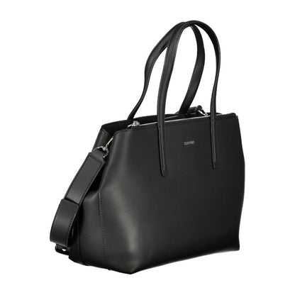 Calvin Klein käsilaukku - Black Polyester Handbag