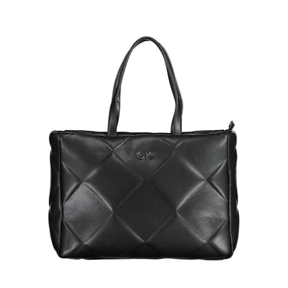 Calvin Klein käsilaukku - Black Polyester Handbag