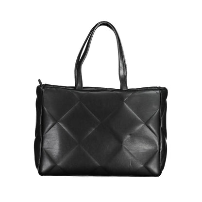 Calvin Klein käsilaukku - Black Polyester Handbag