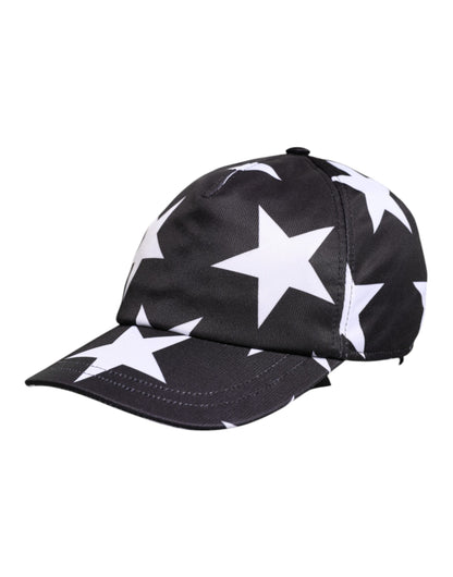 Dolce & Gabbana lippis - Black Star Print Polyester Baseball Cap