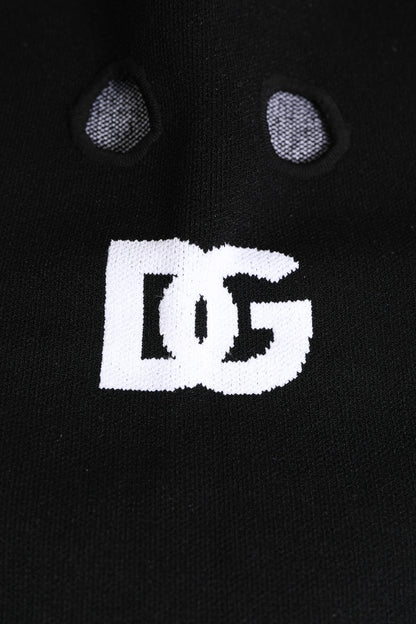 Dolce & Gabbana kypärämyssy - Black Cashmere Knitted Ski Mask Balaclava Hat