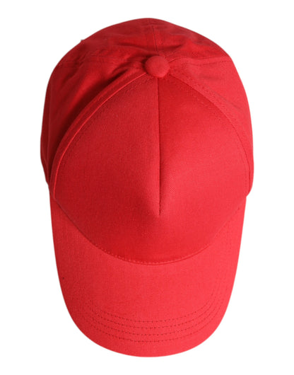 Dolce & Gabbana lippis - Red Cotton 6 Panels Women Baseball Cap