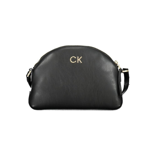 Calvin Klein käsilaukku - Black Polyester Handbag