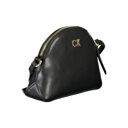 Calvin Klein käsilaukku - Black Polyester Handbag