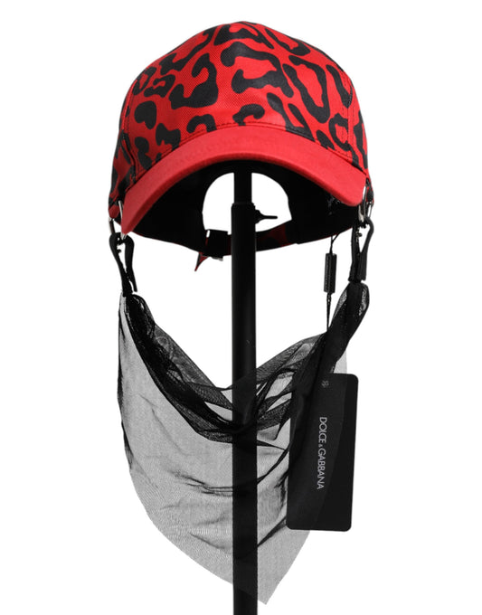 Dolce & Gabbana lippis - Red Cotton 6 Panels Women Baseball Cap