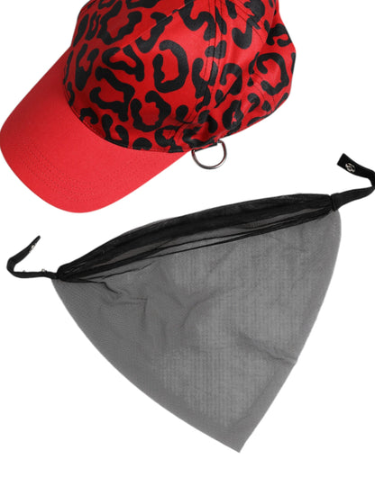 Dolce & Gabbana lippis - Red Cotton 6 Panels Women Baseball Cap