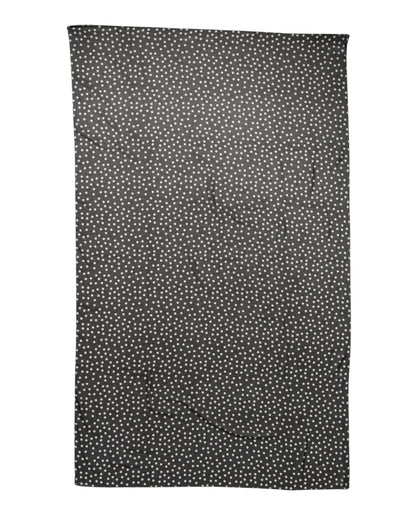 Dolce & Gabbana huivi Black Polka Dots Polyester Wrap Shawl Scarf