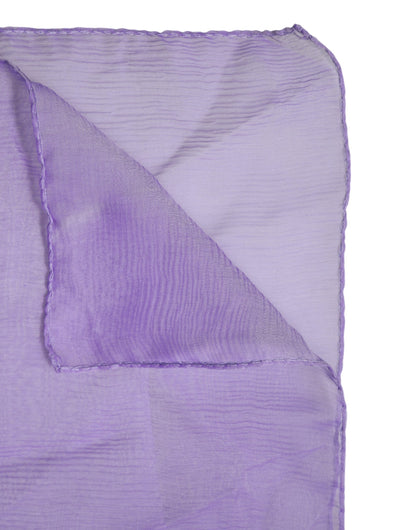 Dolce & Gabbana huivi - Purple Silk Rectangle Wrap Shawl Scarf