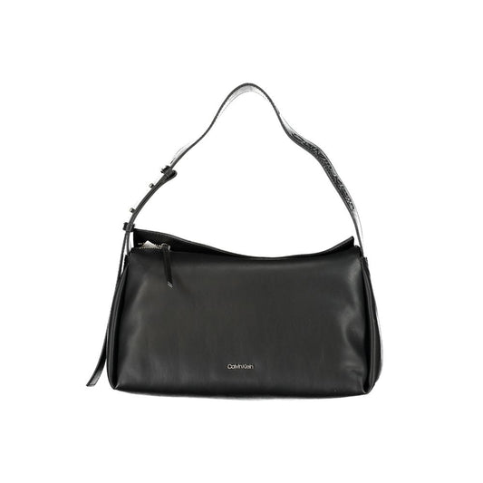 Calvin Klein käsilaukku - Black Polyester Handbag