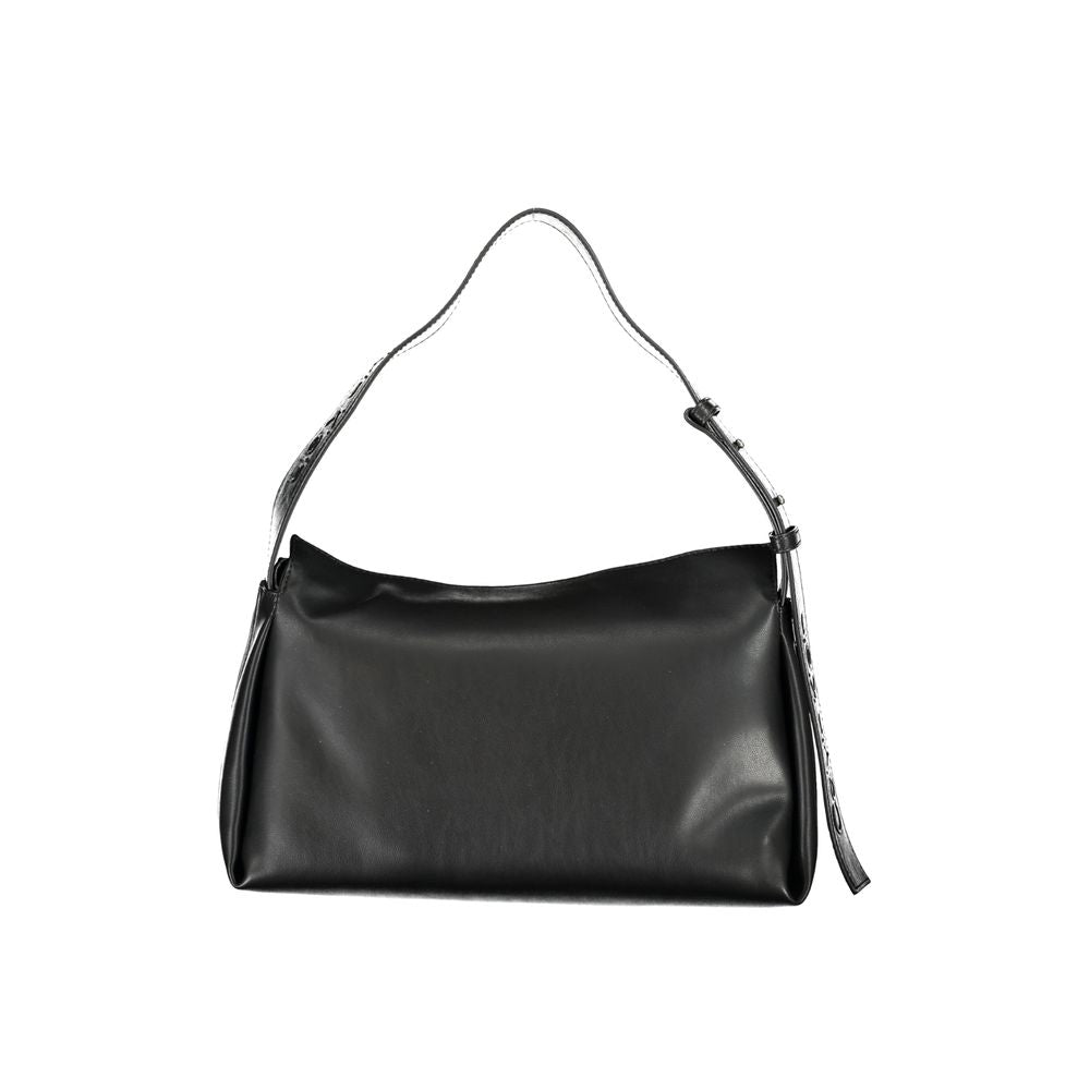 Calvin Klein käsilaukku - Black Polyester Handbag