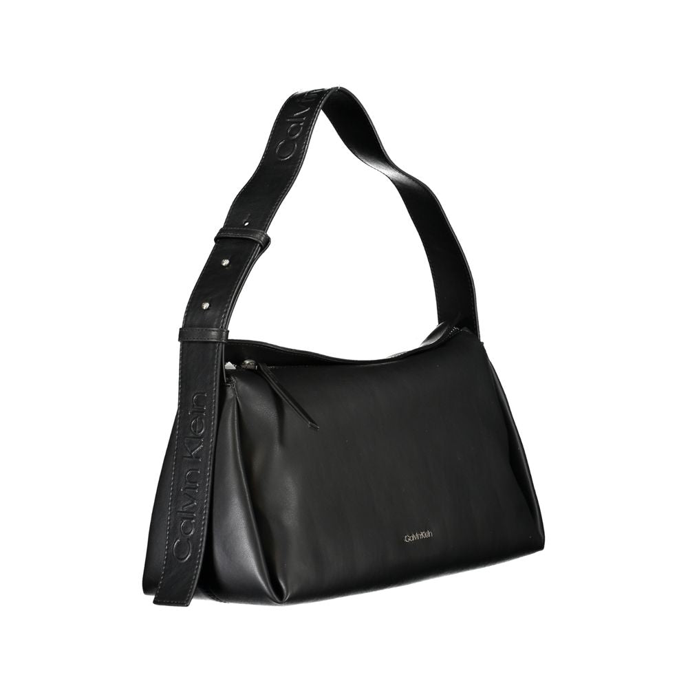 Calvin Klein käsilaukku - Black Polyester Handbag
