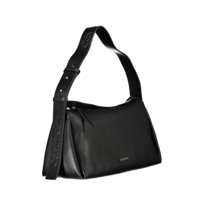 Calvin Klein käsilaukku - Black Polyester Handbag