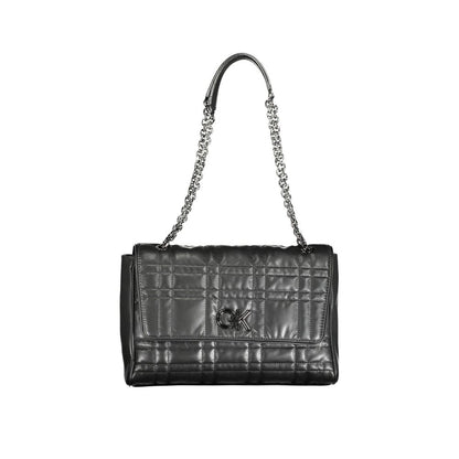 Calvin Klein laukku - Black Polyester Women Handbag