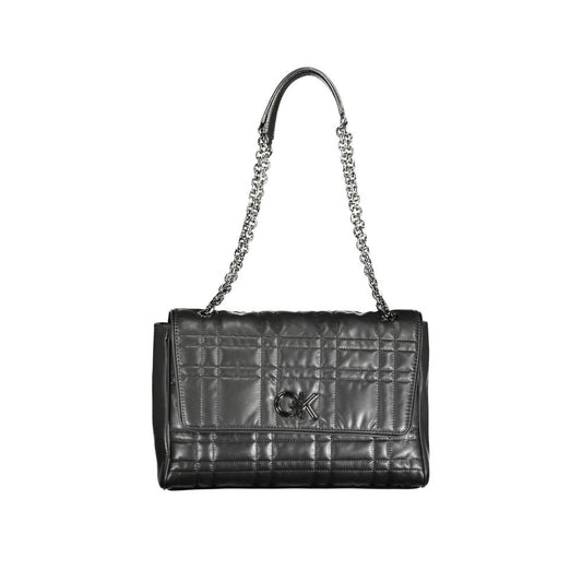 Calvin Klein laukku - Black Polyester Women Handbag