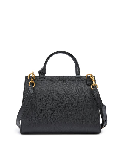 Gucci laukku - Black Leather GG Marmont Handbag