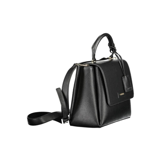 Calvin Klein laukku - Black Polyester Women Handbag