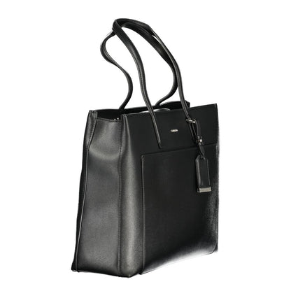 Calvin Klein laukku - Black Polyethylene Women Handbag