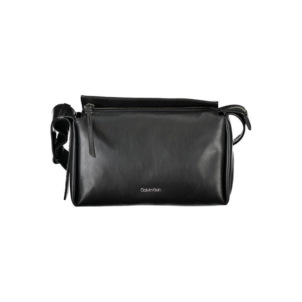 Calvin Klein käsilaukku - Black Polyester Handbag