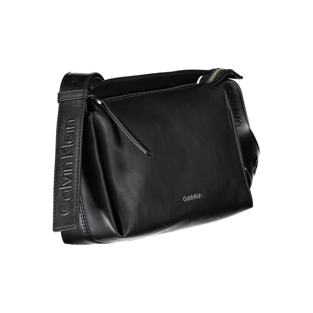 Calvin Klein käsilaukku - Black Polyester Handbag