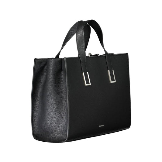 Calvin Klein laukku - Black Polyester Women Handbag