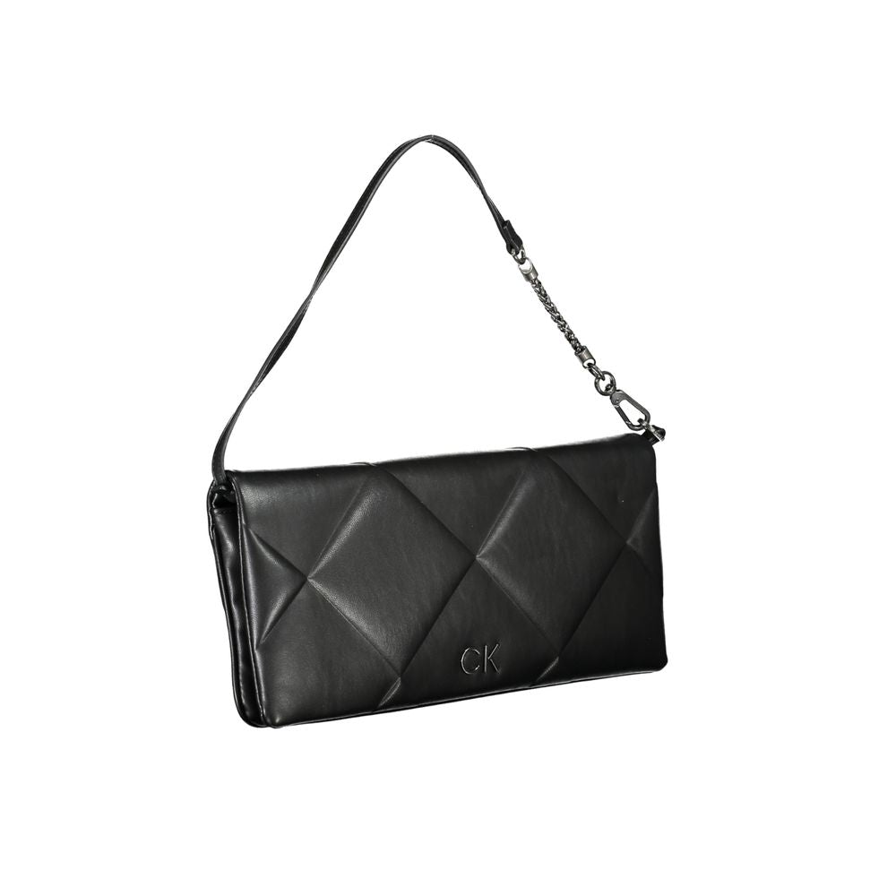 Calvin Klein käsilaukku - Black Polyester Handbag