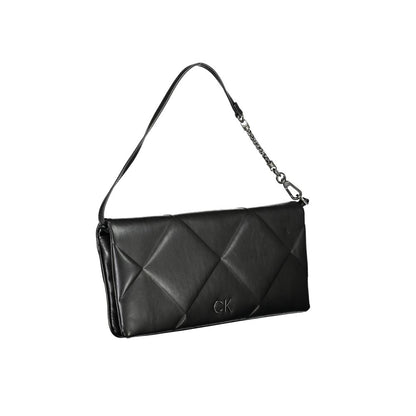 Calvin Klein käsilaukku - Black Polyester Handbag